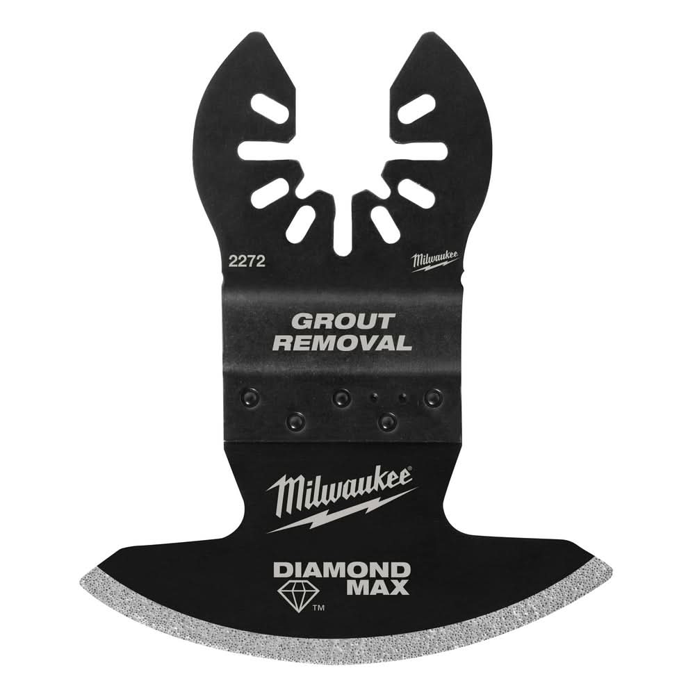 Milwaukee 49-25-2272 Milwaukee Universal Fit OPEN-LOK Diamond MAX Diamond Grit Grout Removal Multi-Tool Blade 1 PK
