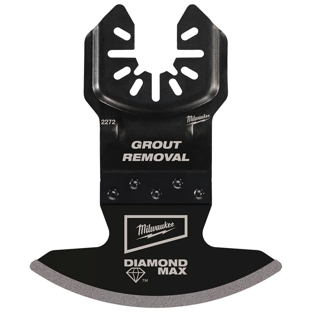 Milwaukee 49-25-2251 OPEN-LOK DIAMOND MAX Diamond Grit Grout Removal Multi-Tool Plunge Blade