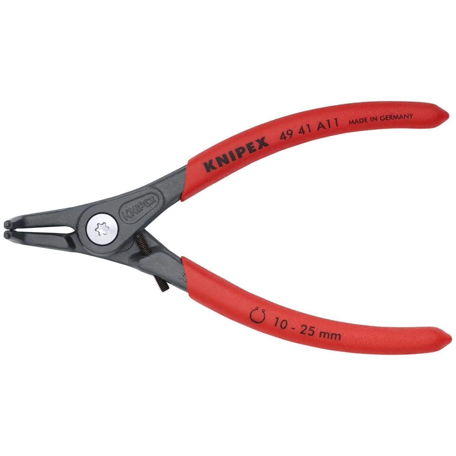 Knipex 49 41 A11 External 90&deg; Angled Precision Snap Ring Pliers-Limiter - Image 1