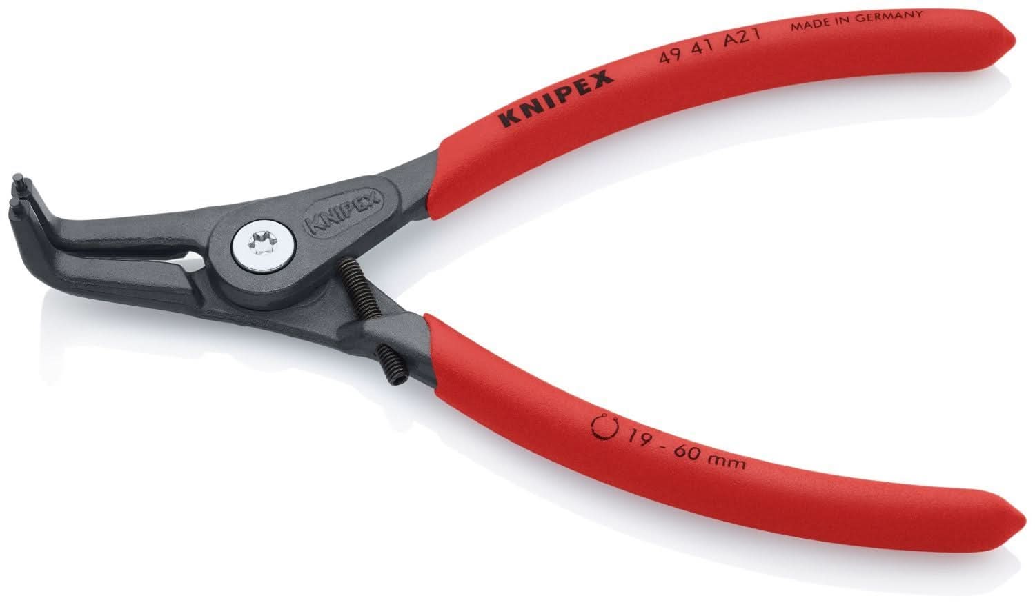 Knipex 49 41 A21 External 90&deg; Angled Precision Snap Ring Pliers-Limiter - Image 2