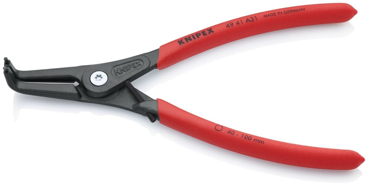 Knipex 49 41 A31 External 90&deg; Angled Precision Snap Ring Pliers-Limiter - Image 2