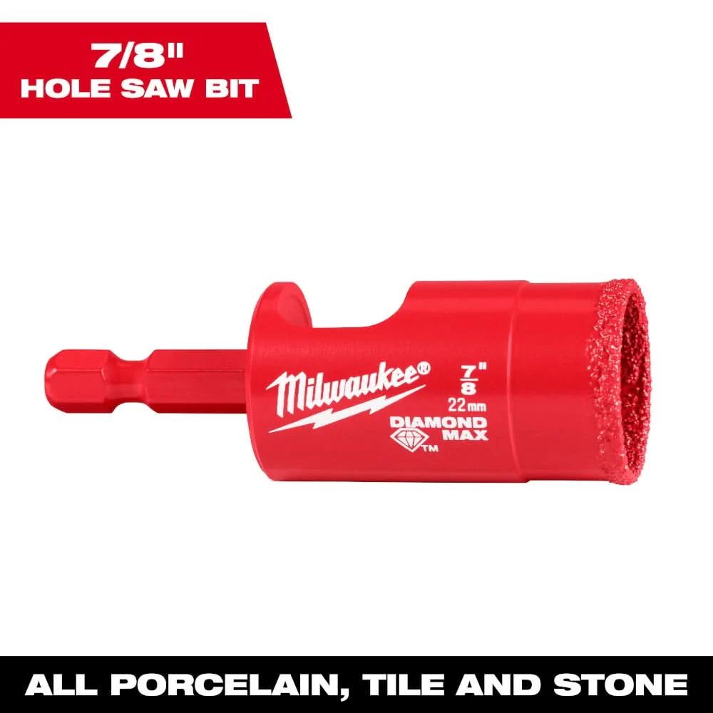 Milwaukee 49-56-0516 Milwaukee 7/8" Diamond Max Hole Saw Bit - Image 3