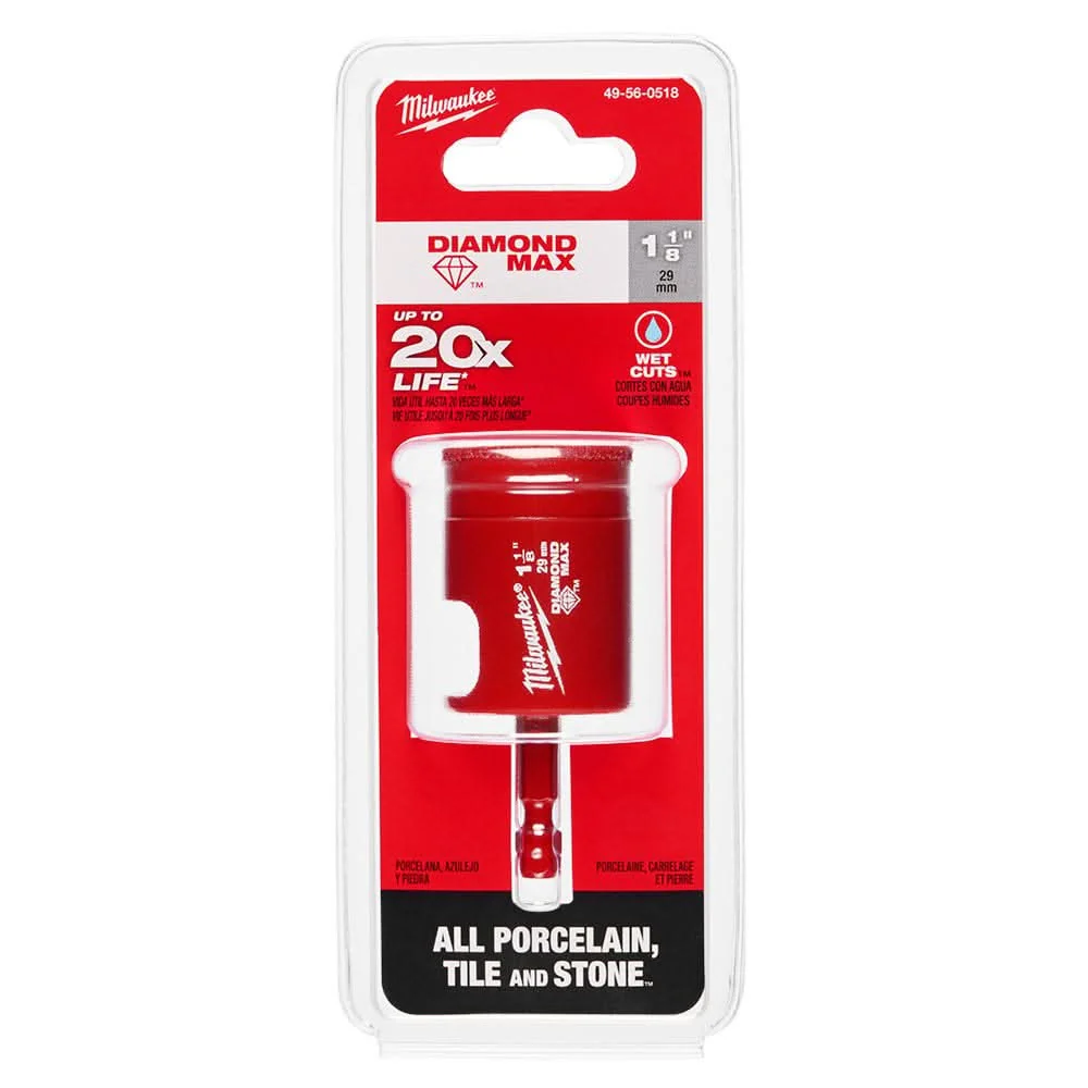 Milwaukee 49-56-0518 Milwaukee 1-1/8" Diamond Max Hole Saw Bit - Image 2