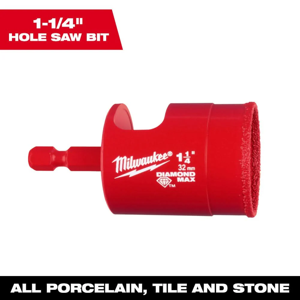Milwaukee 49-56-0519 Milwaukee 1-1/4" Diamond Max Hole Saw Bit - Image 3