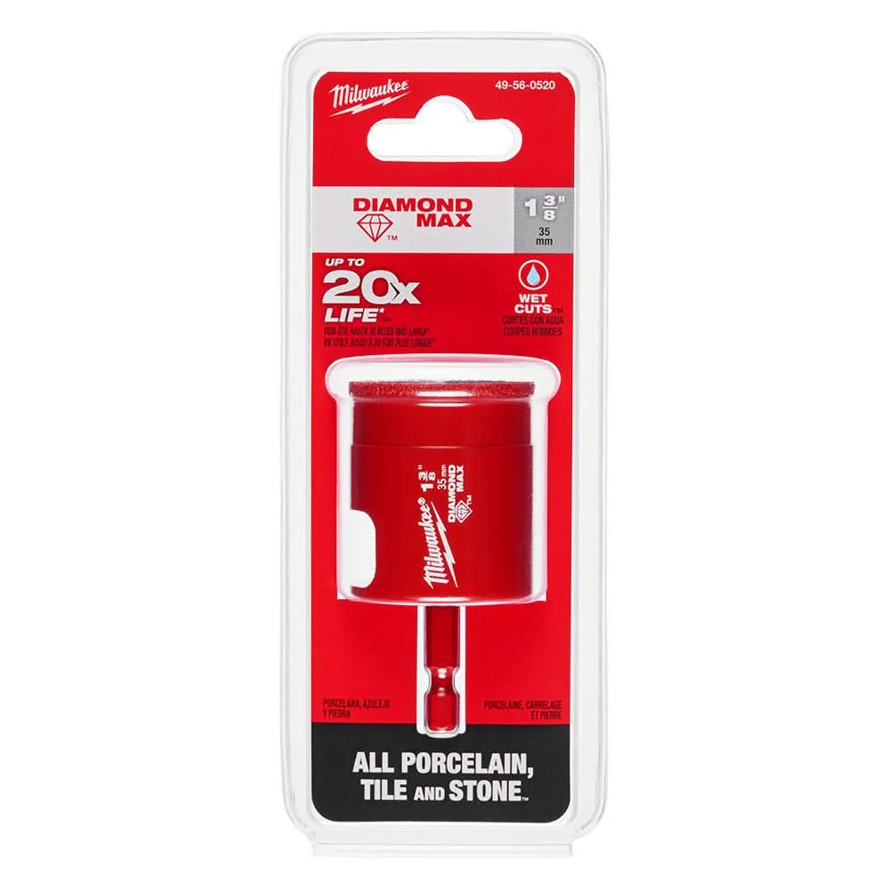 Milwaukee 49-56-0520 Milwaukee 1-3/8" Diamond Max Hole Saw Bit - Image 2