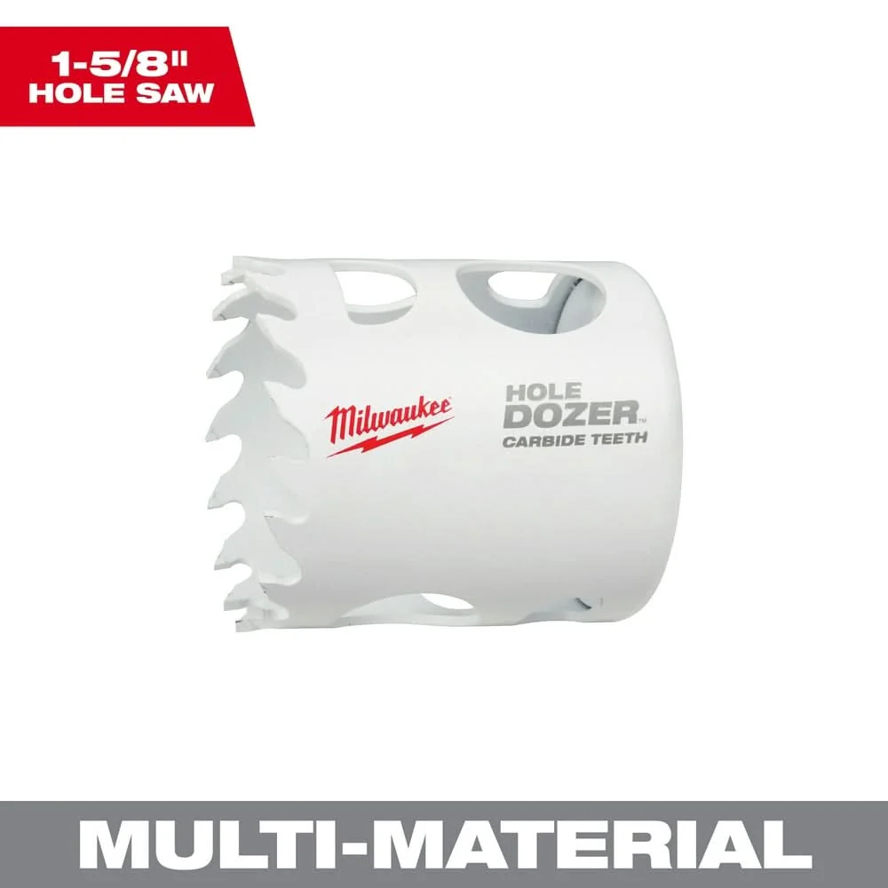 Milwaukee 49-56-0714 1-5/8-in HOLE DOZER with Carbide Teeth Hole Saw - Image 1