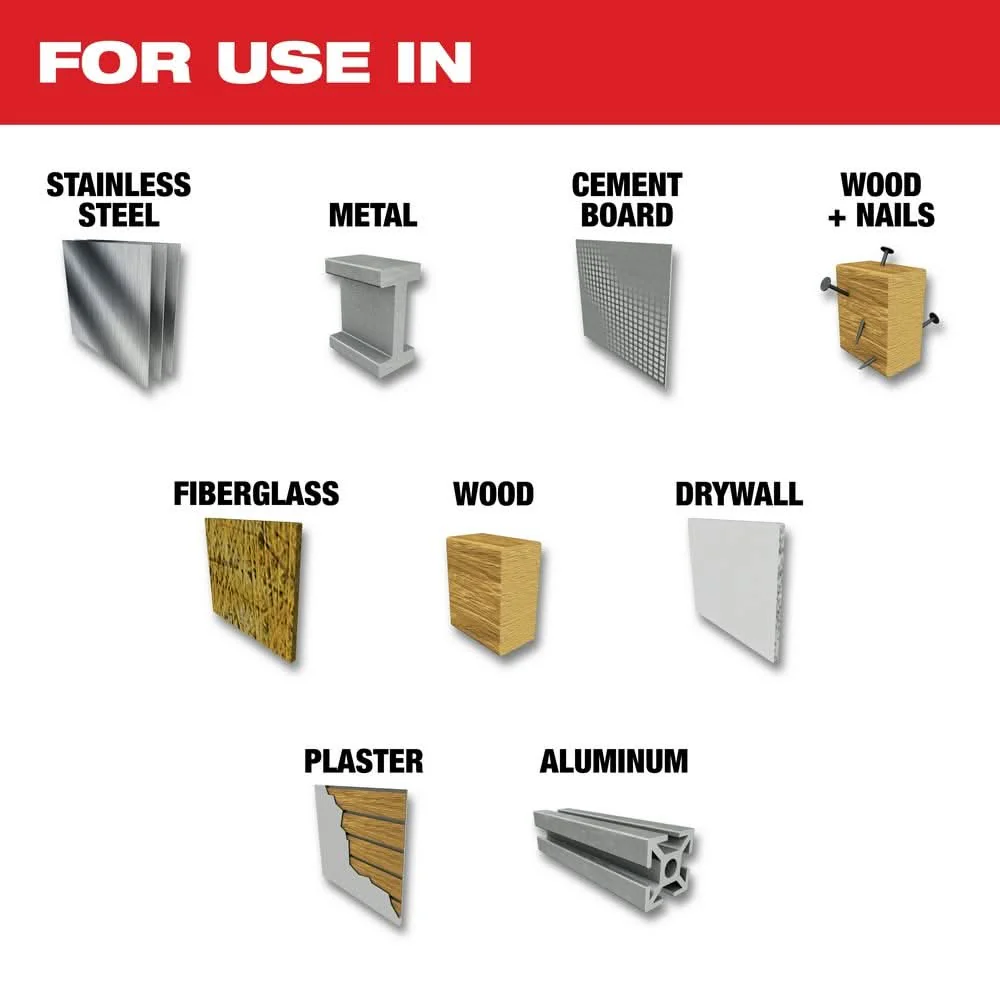 Milwaukee 49-56-0736 3-1/4-in HOLE DOZER with Carbide Teeth Hole Saw - Image 2
