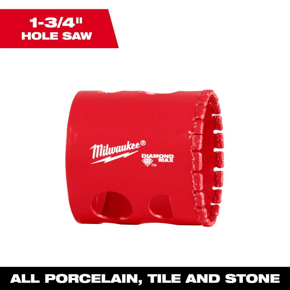 Milwaukee 49-56-5641 Milwaukee 1-3/4" Diamond Max Hole Saw - Image 2
