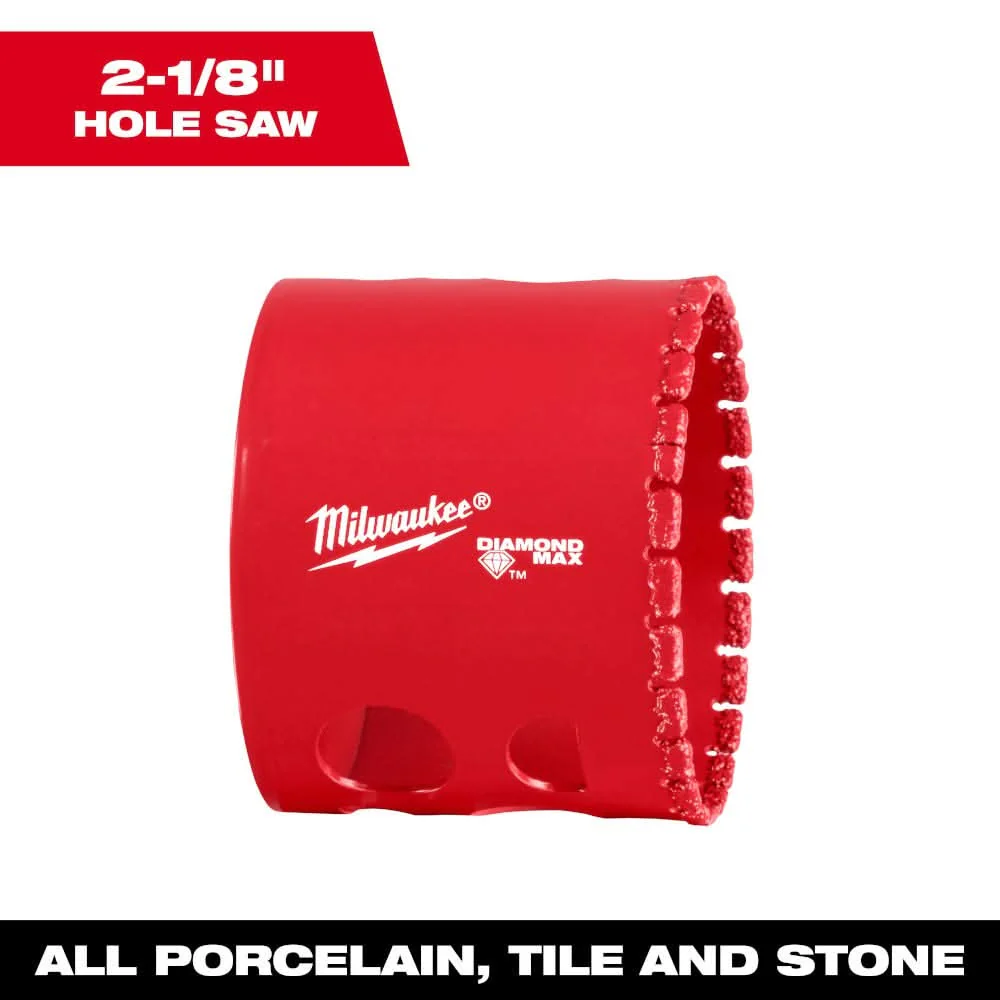 Milwaukee 49-56-5649 Milwaukee 2-1/8" Diamond Max Hole Saw - Image 2