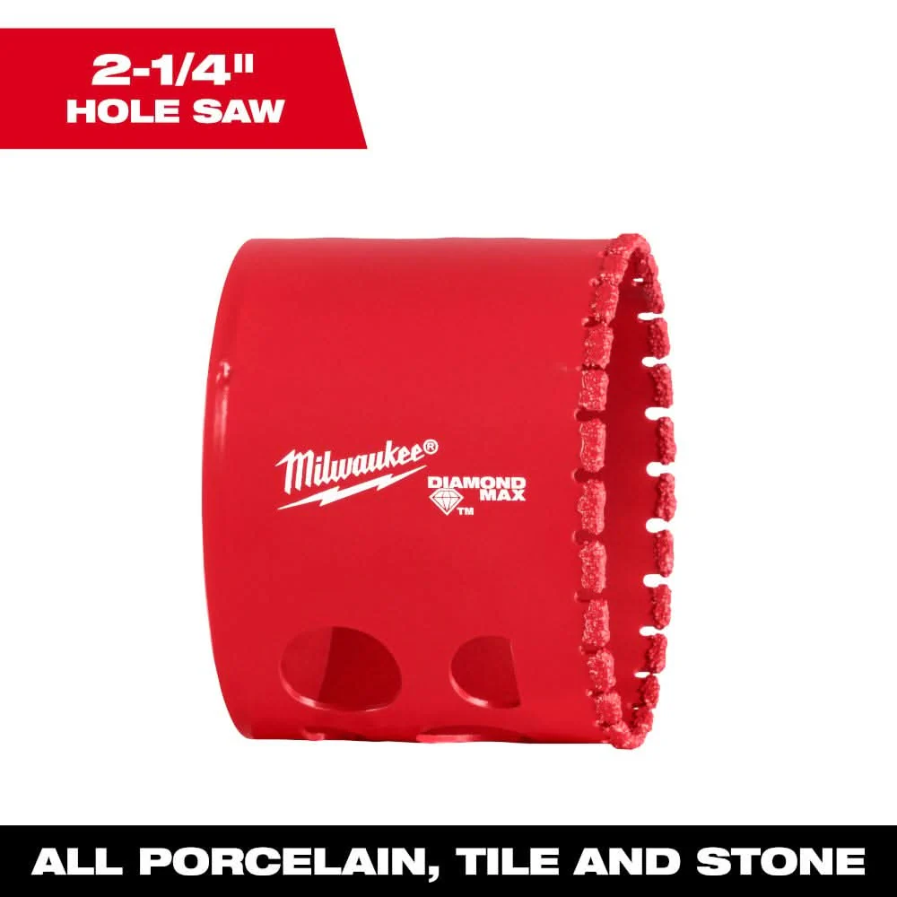 Milwaukee 49-56-5652 Milwaukee 2-1/4" Diamond Max Hole Saw - Image 2