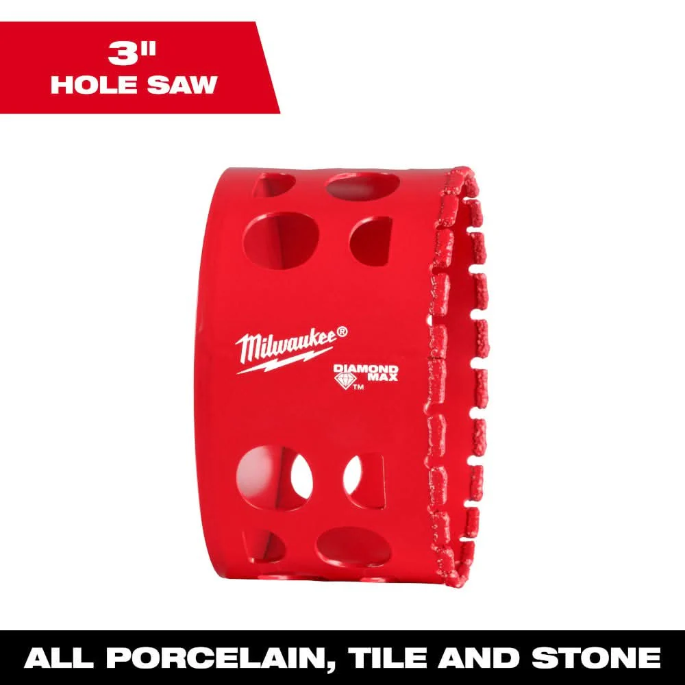 Milwaukee 49-56-5669 Milwaukee 3" Diamond Max Hole Saw - Image 2