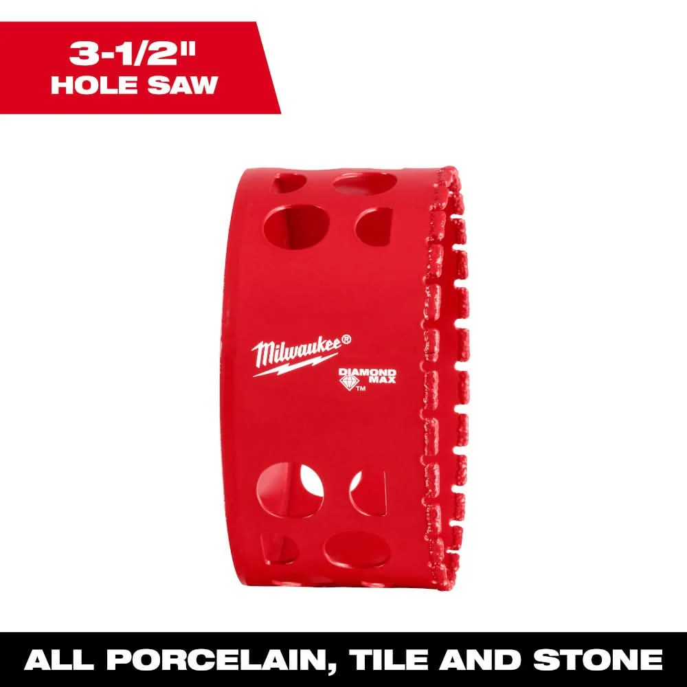 Milwaukee 49-56-5678 Milwaukee 3-1/2" Diamond Max Hole Saw - Image 2
