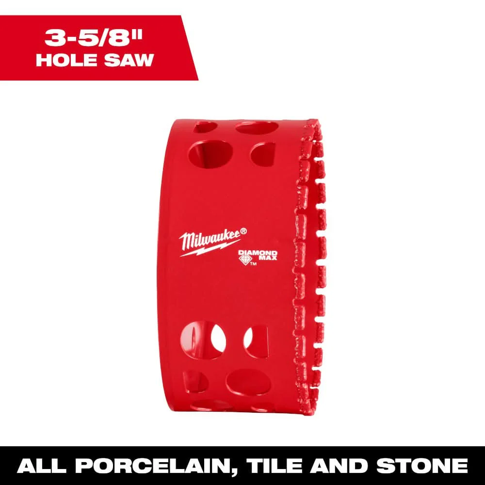 Milwaukee 49-56-5681 Milwaukee 3-5/8" Diamond Max Hole Saw - Image 2