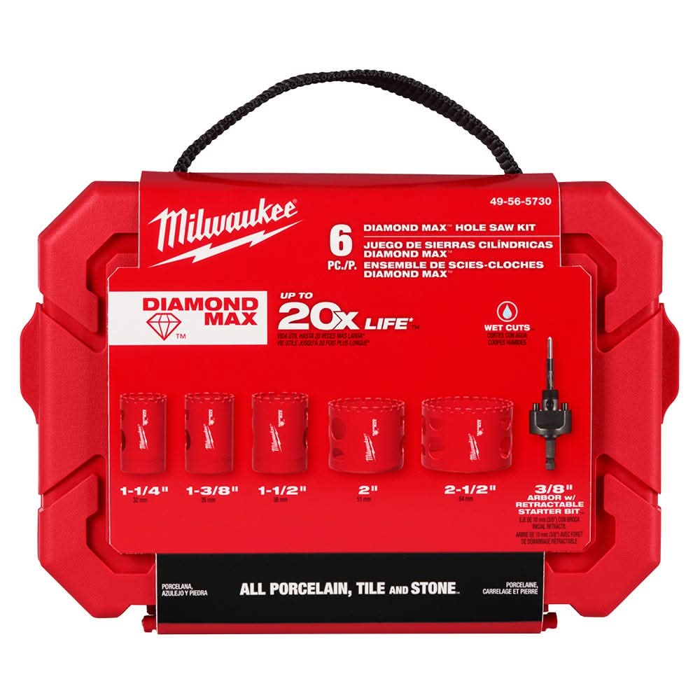 Milwaukee 49-56-5730 Milwaukee Diamond Max Hole Saw Set - 6PC - Image 3