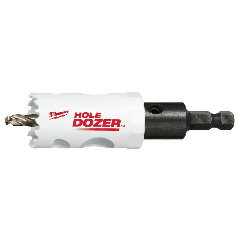 Milwaukee 49-56-9663 1-1/8-Inch Hole Dozer Bi-Metal Hole Saw with Arbor - Image 1