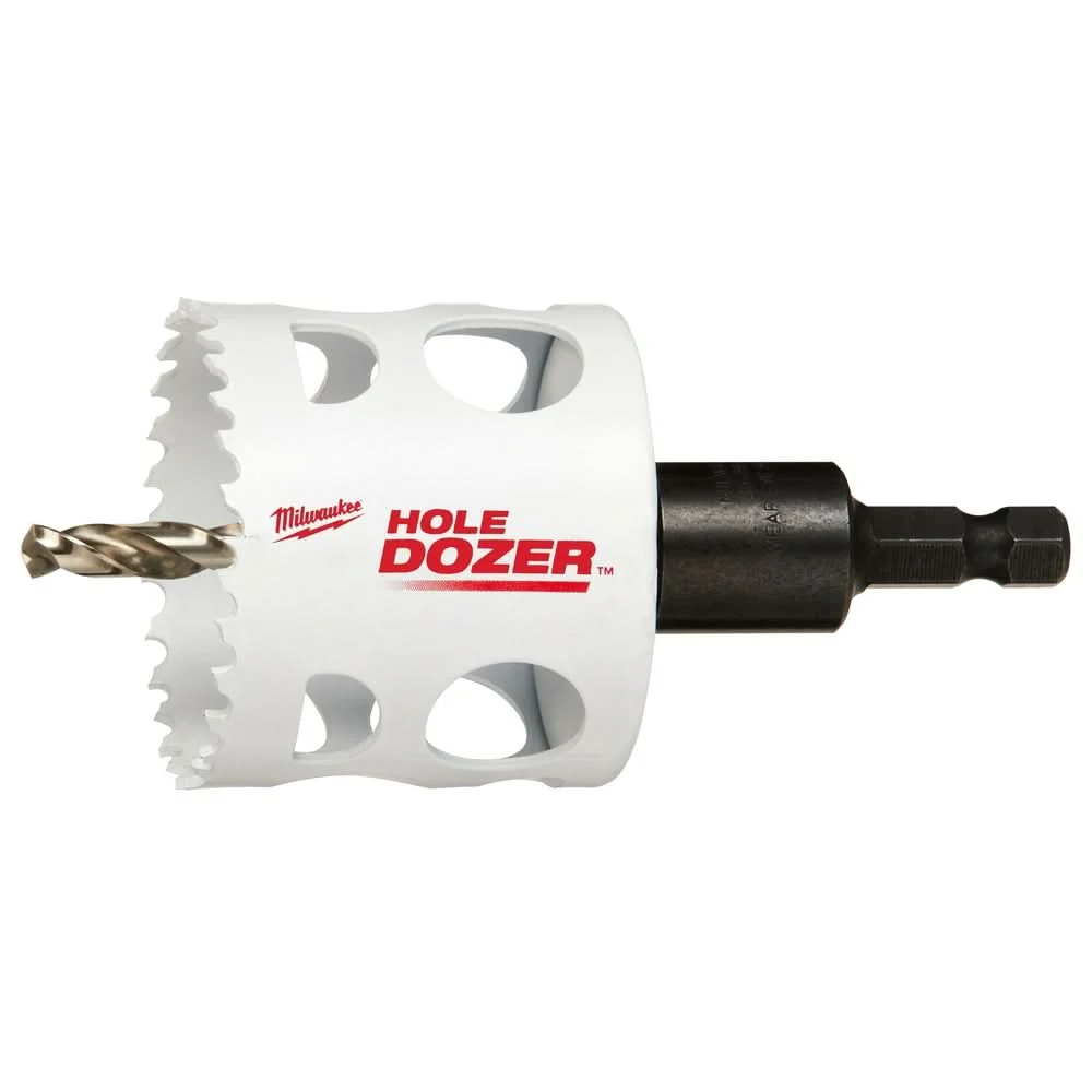 Milwaukee 49-56-9668 2-1/8-Inch Hole Dozer Bi-Metal Hole Saw with Arbor - Image 1