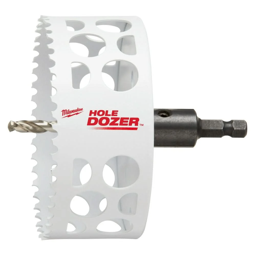 Milwaukee 49-56-9687 4-1/4-Inch Hole Dozer Bi-Metal Hole Saw with Arbor - Image 1
