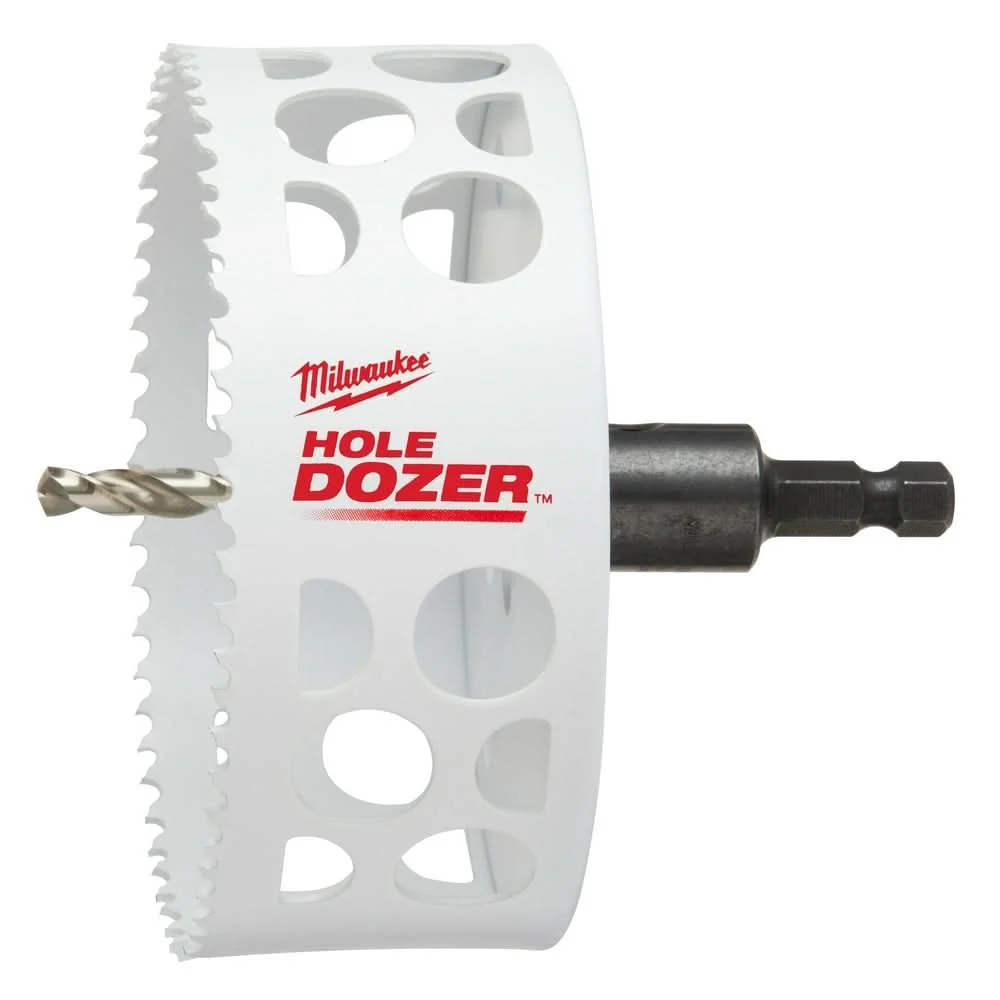 Milwaukee 49-56-9689 4-1/2-Inch Hole Dozer Bi-Metal Hole Saw with Arbor - Image 1