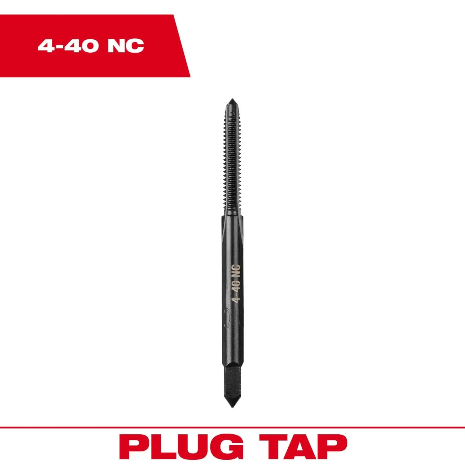 Milwaukee 49-57-5108 4-40 NC Straight Flute Plug Tap - Image 3