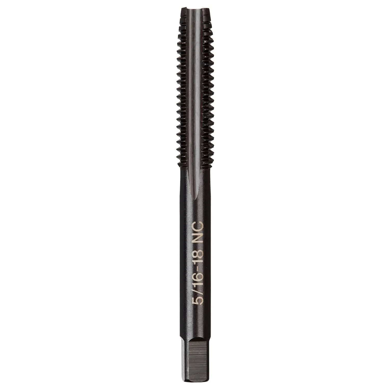 Milwaukee 49-57-5142 5/16"-18 NC Straight Flute Plug Tap - Image 1