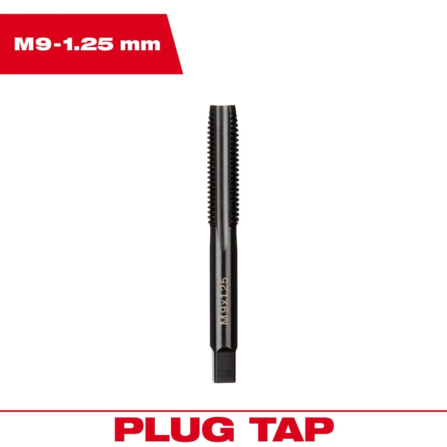 Milwaukee 49-57-5147 M9-1.25 mm Straight Flute Plug Tap - Image 3