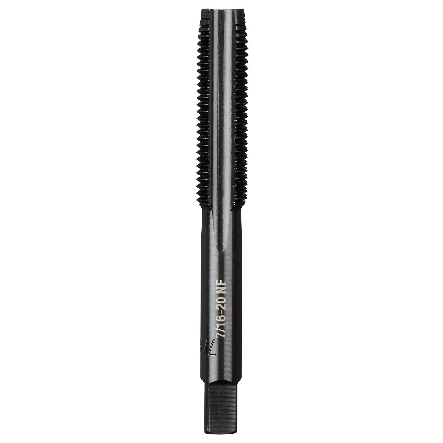 Milwaukee 49-57-5157 7/16"-20 NF Straight Flute Plug Tap - Image 1