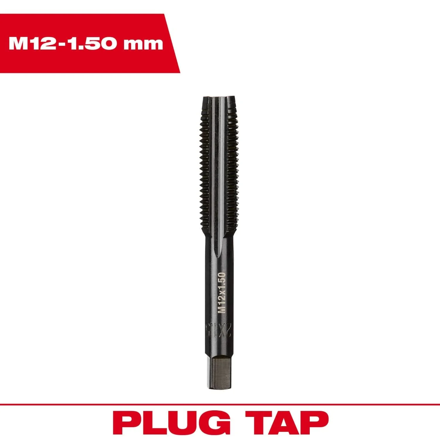 Milwaukee 49-57-5159 M12-1.50 mm Straight Flute Plug Tap - Image 3