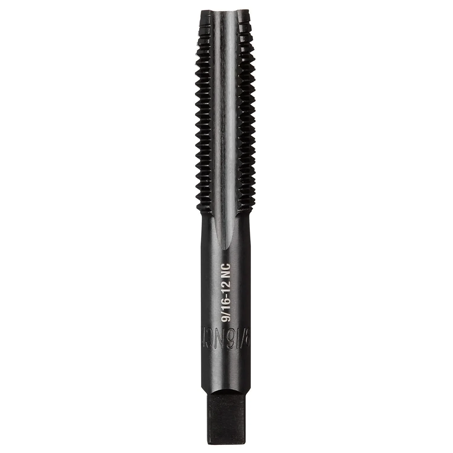 Milwaukee 49-57-5165 9/16"-12 NC Straight Flute Plug Tap - Image 1