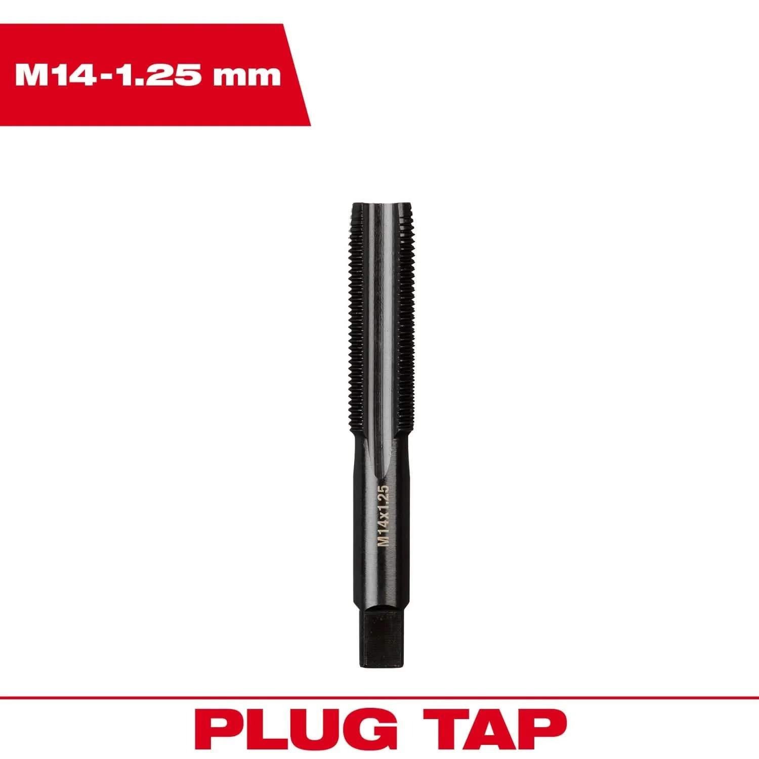 Milwaukee 49-57-5167 M14-1.25 mm Straight Flute Plug Tap - Image 3