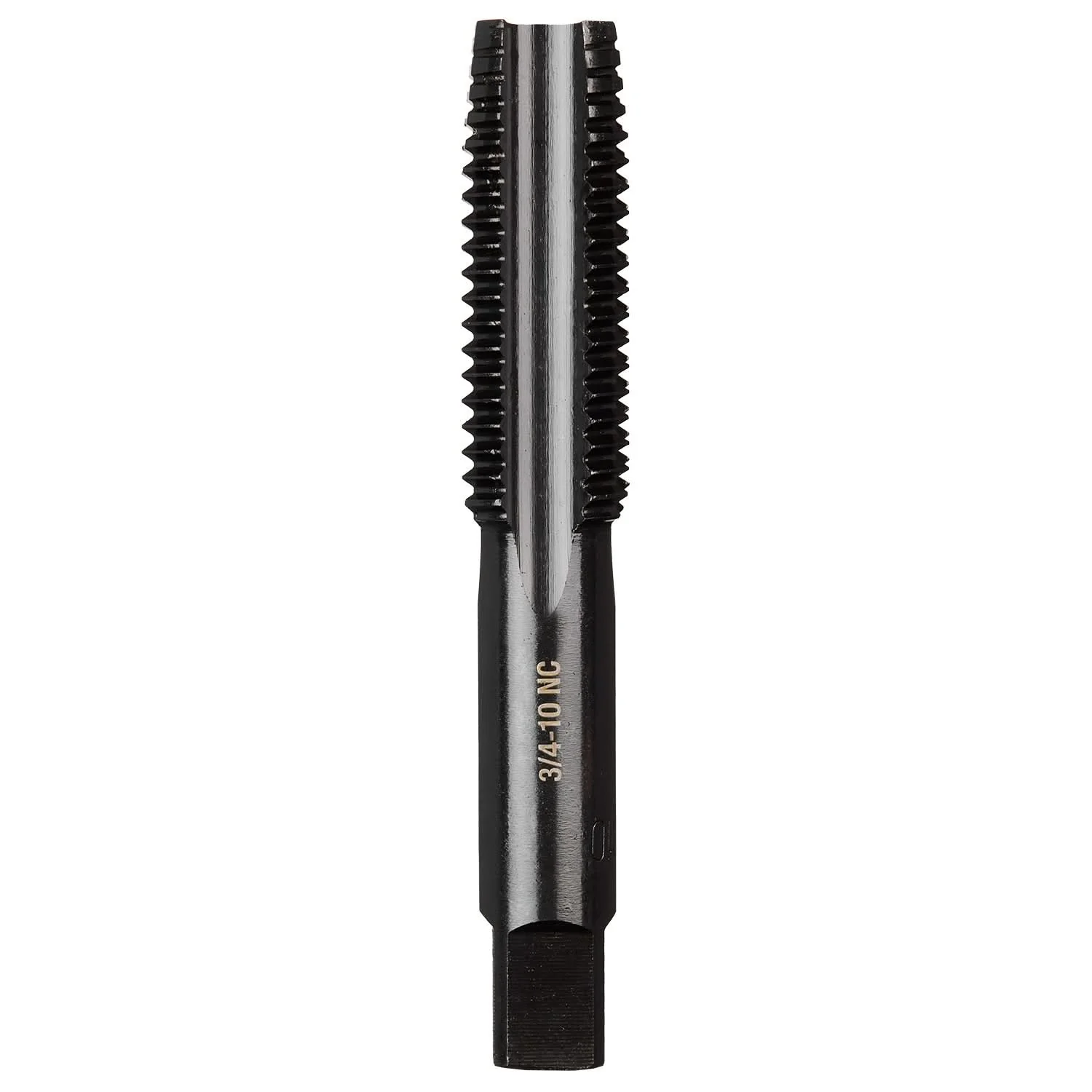 Milwaukee 49-57-5176 3/4"-10 NC Straight Flute Plug Tap - Image 1