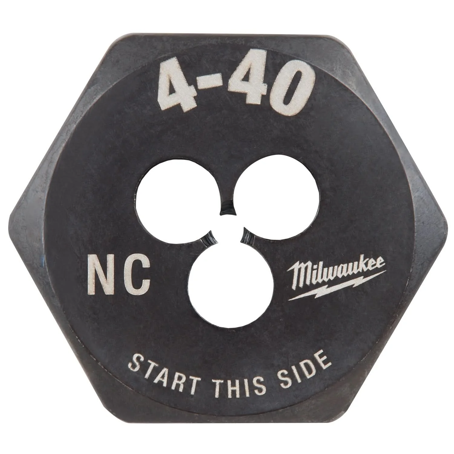 Milwaukee 49-57-5308 4-40 NC 1-Inch Hex Threading Die - Image 1