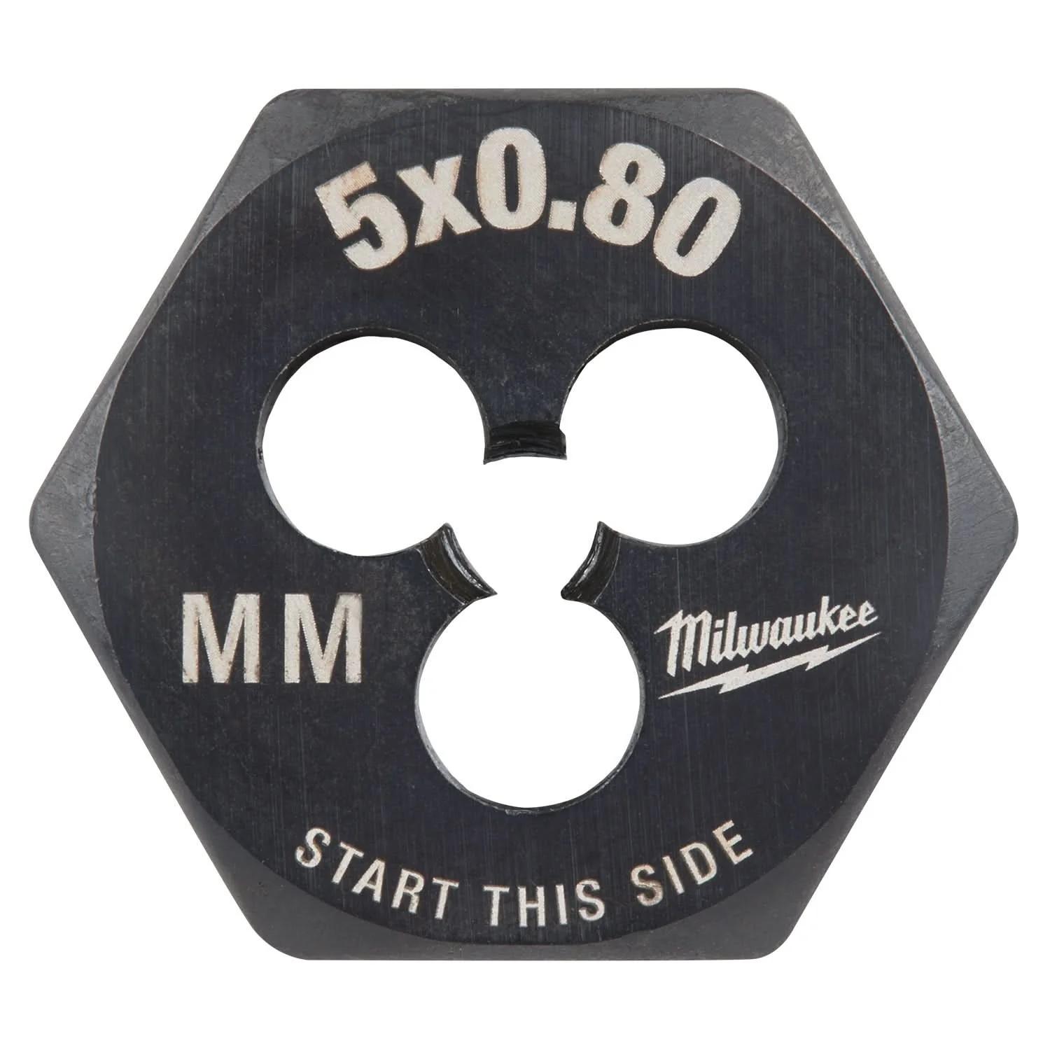 Milwaukee 49-57-5329 M5-0.80 mm 1-Inch Hex Threading Die - Image 1