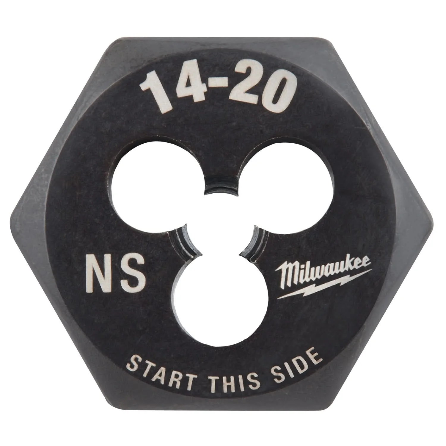 Milwaukee 49-57-5333 14-20 NS 1-Inch Hex Threading Die - Image 1