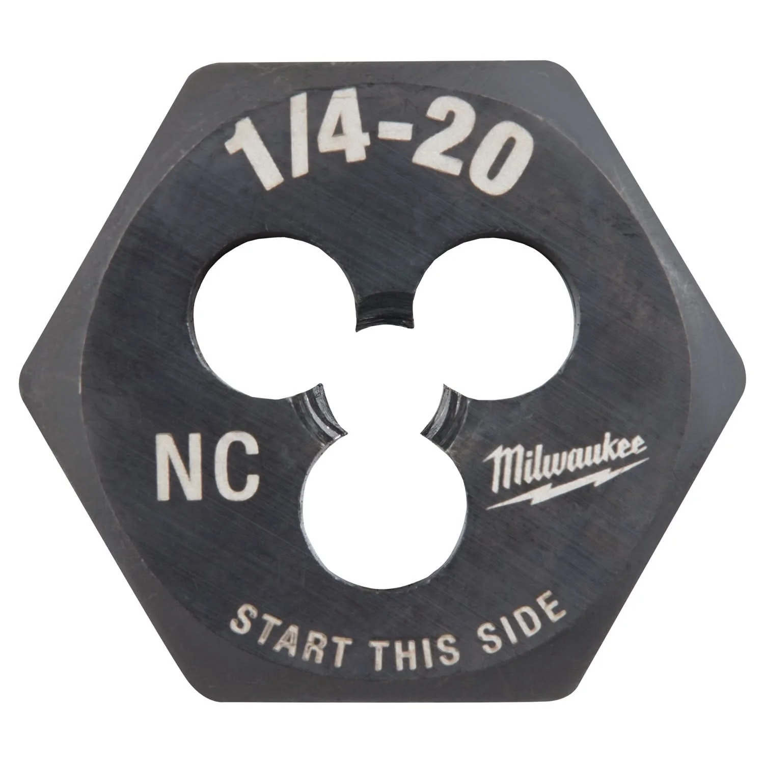 Milwaukee 49-57-5334 1/4"-20 NC 1-Inch Hex Threading Die - Image 1