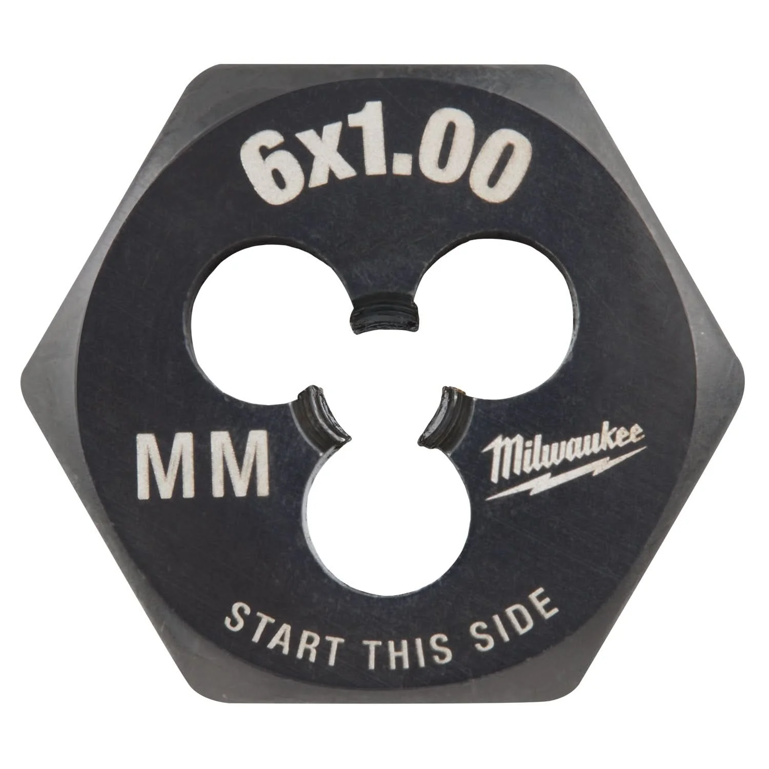 Milwaukee 49-57-5336 M6-1.00 mm 1-Inch Hex Threading Die - Image 1