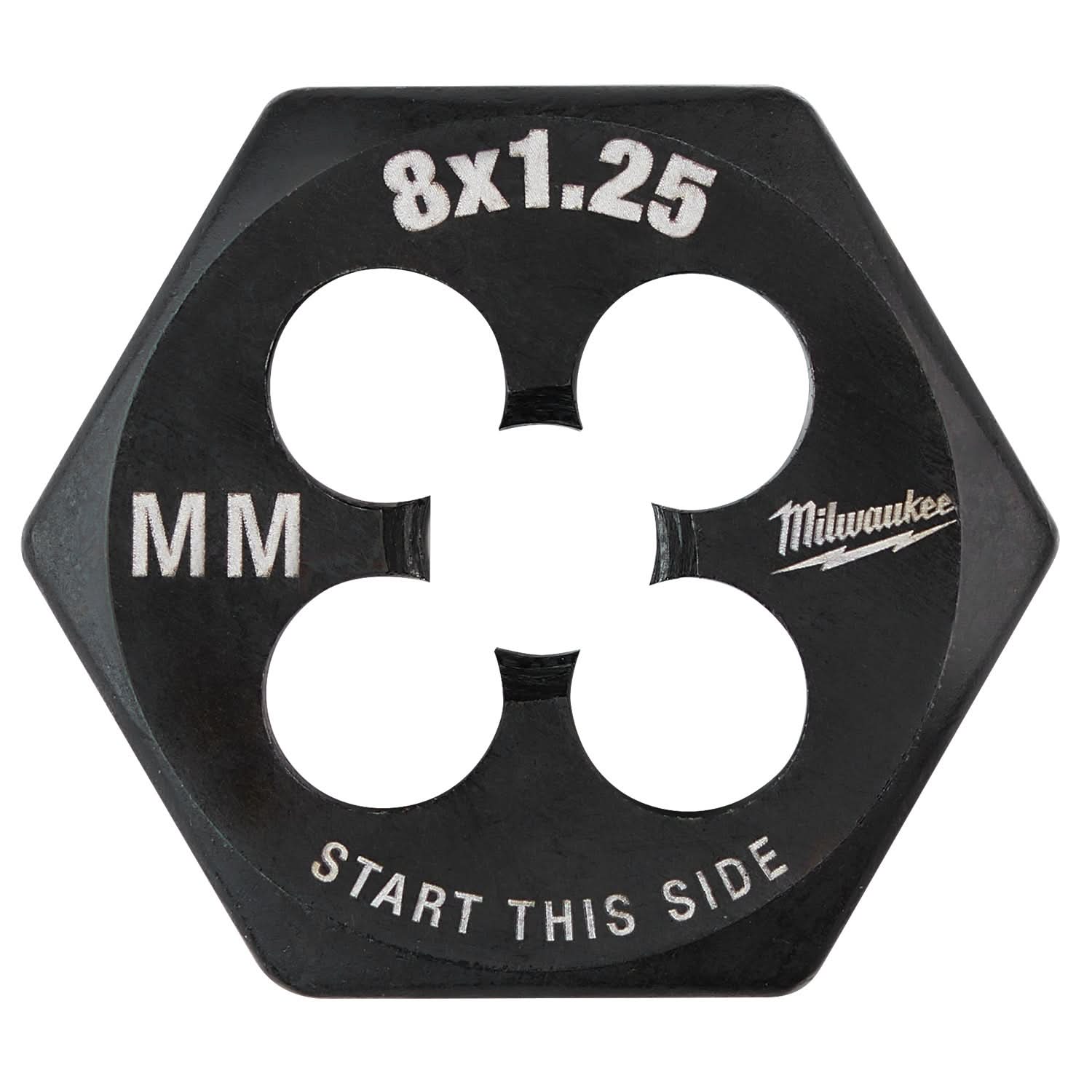 Milwaukee 49-57-5343 M8-1.25 mm 1-Inch Hex Threading Die - Image 1