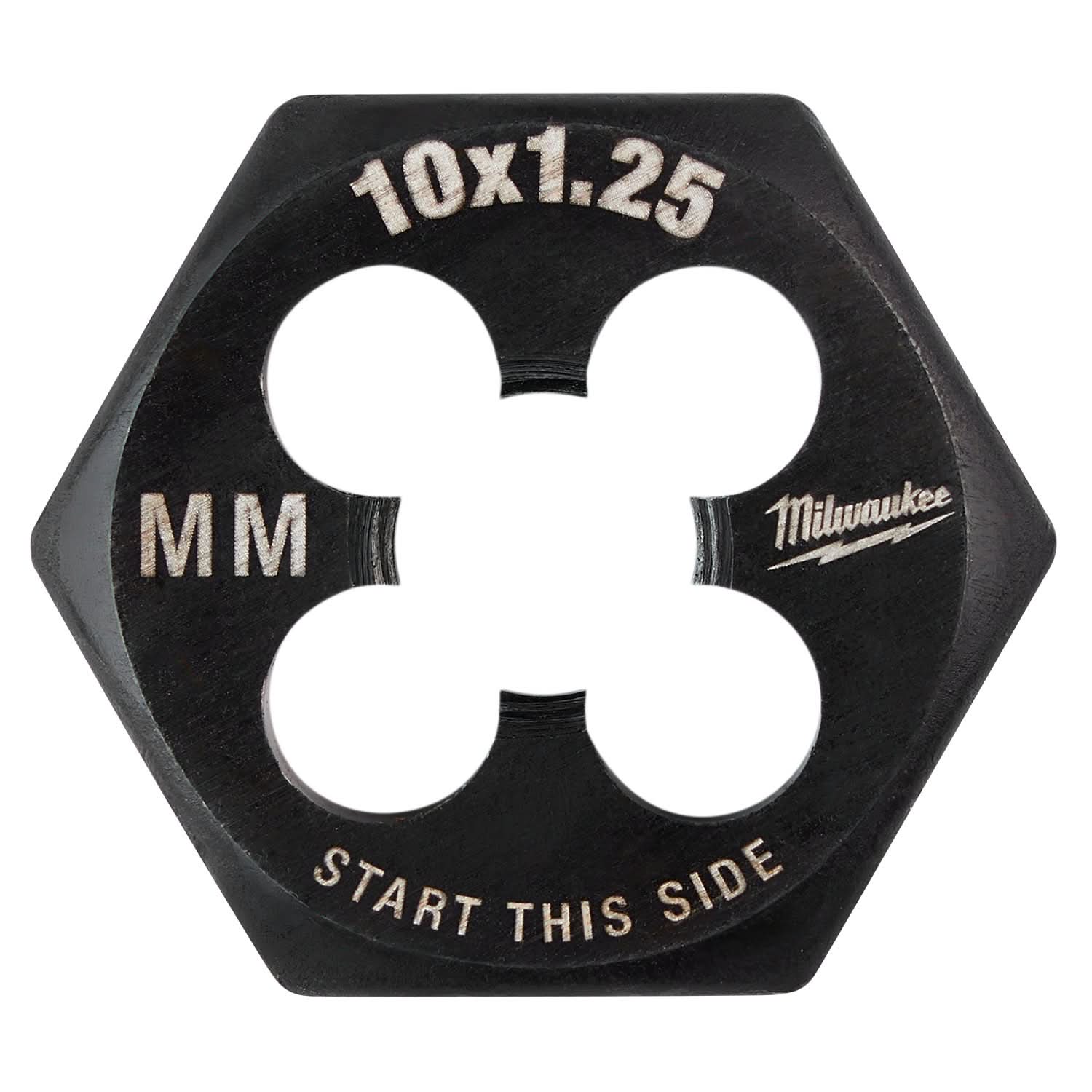Milwaukee 49-57-5353 M10-1.25 mm 1-Inch Hex Threading Die - Image 1