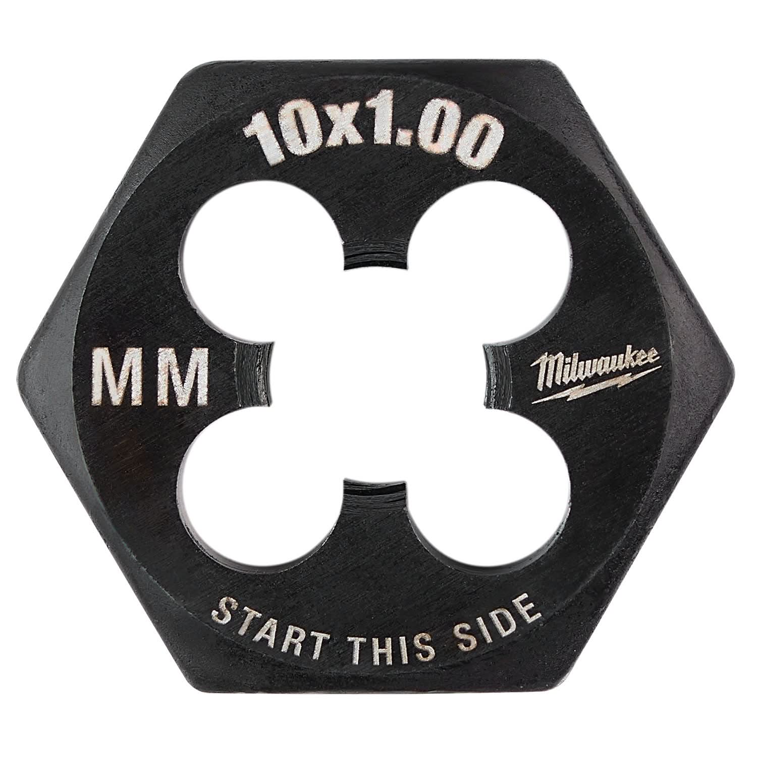 Milwaukee 49-57-5354 M10-1.00 mm 1-Inch Hex Threading Die - Image 1
