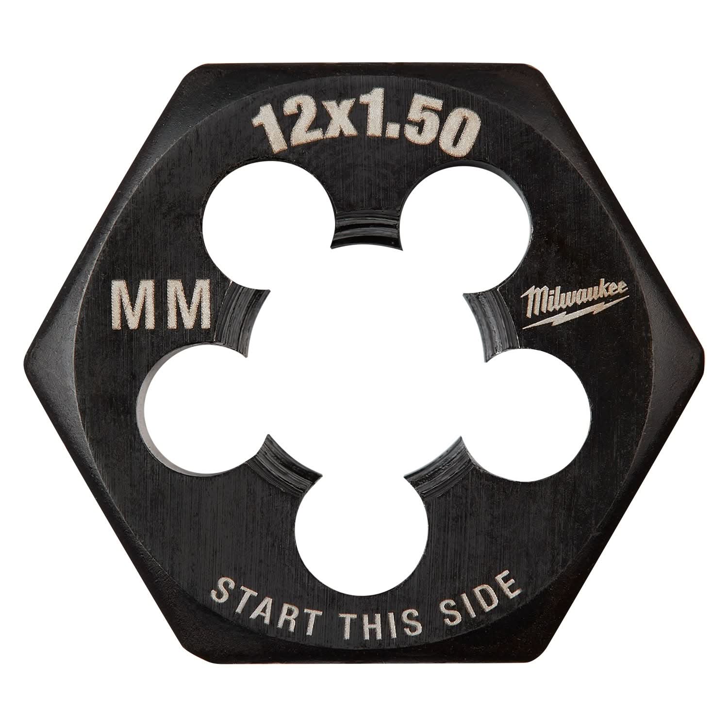 Milwaukee 49-57-5359 M12-1.50 mm 1-Inch Hex Threading Die - Image 1