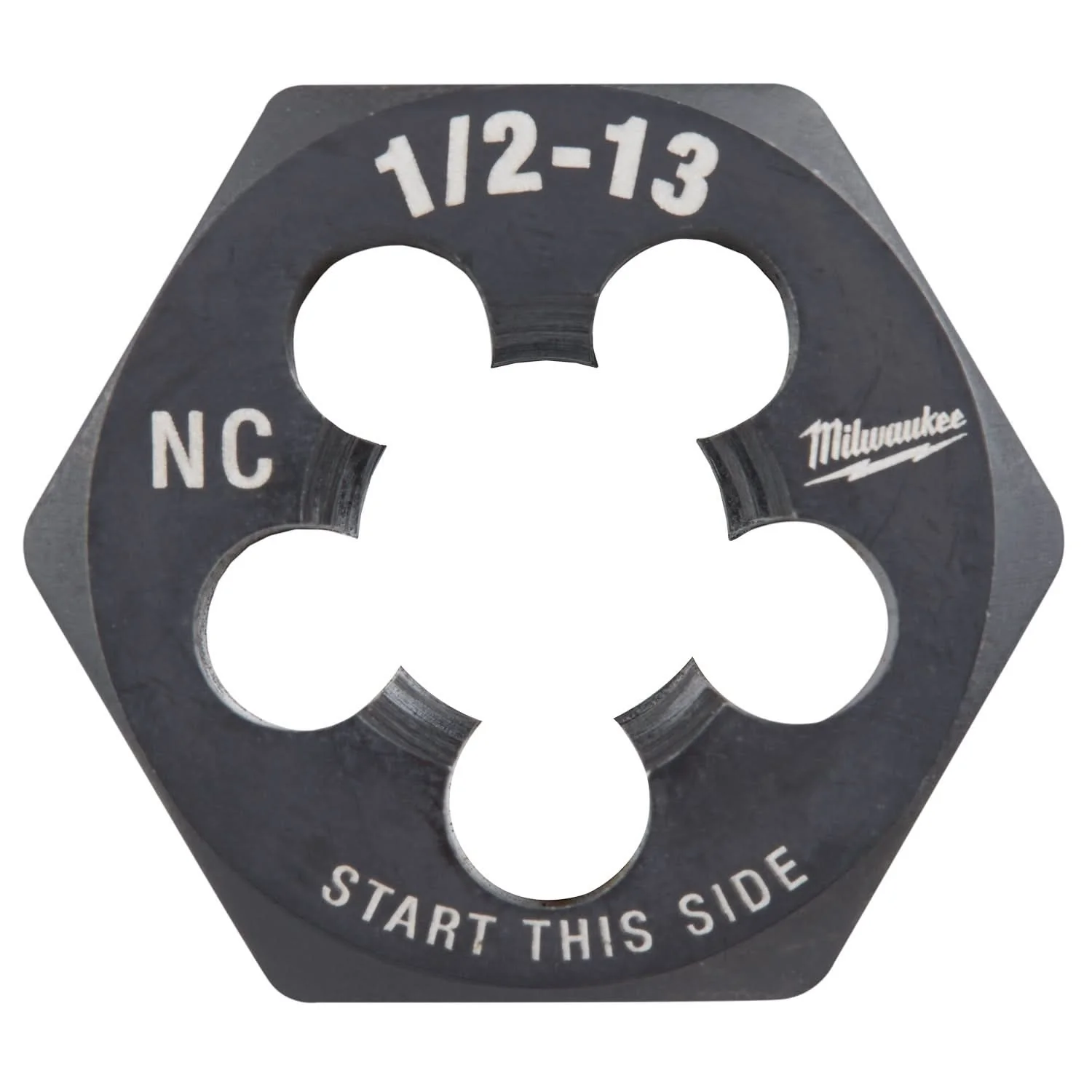 Milwaukee 49-57-5360 1/2"-13 NC 1-Inch Hex Threading Die - Image 1