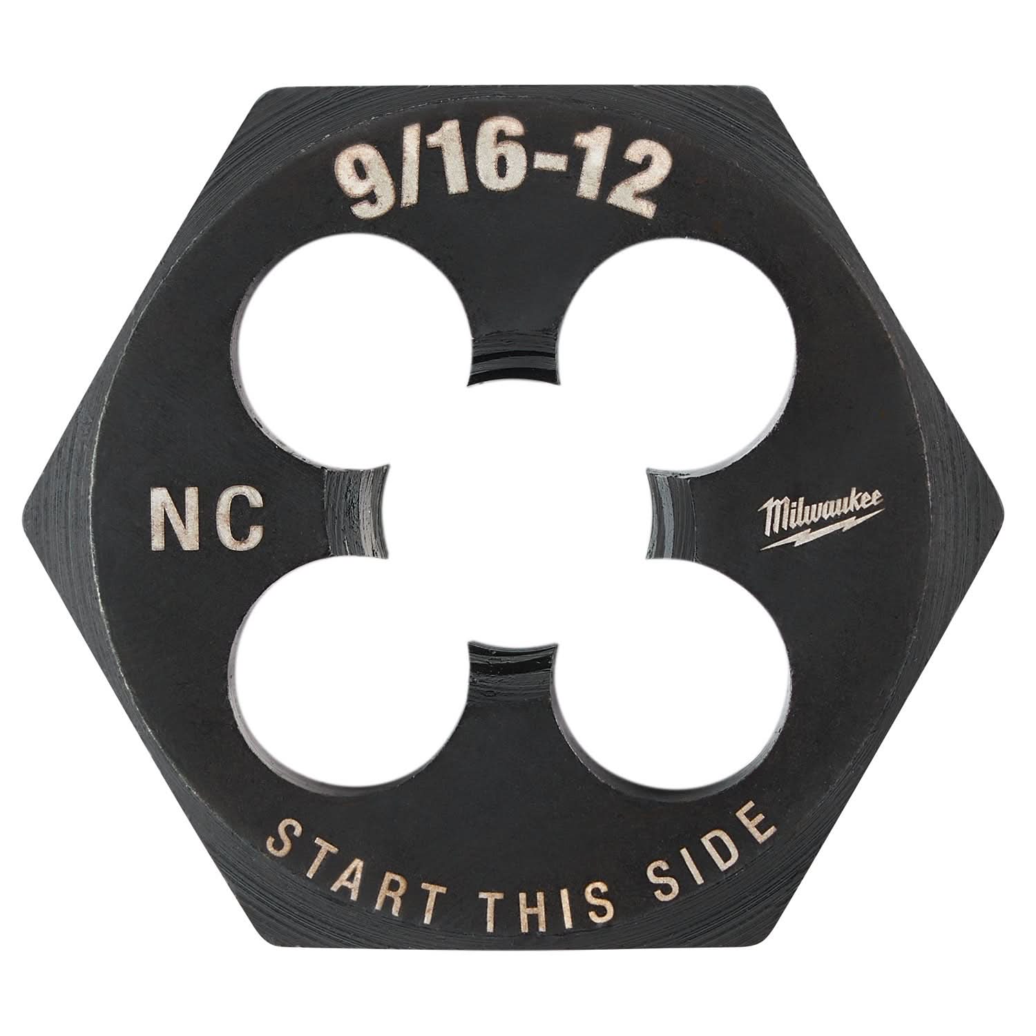 Milwaukee 49-57-5365 9/16"-12 NC 1-7/16" Hex Threading Die - Image 1