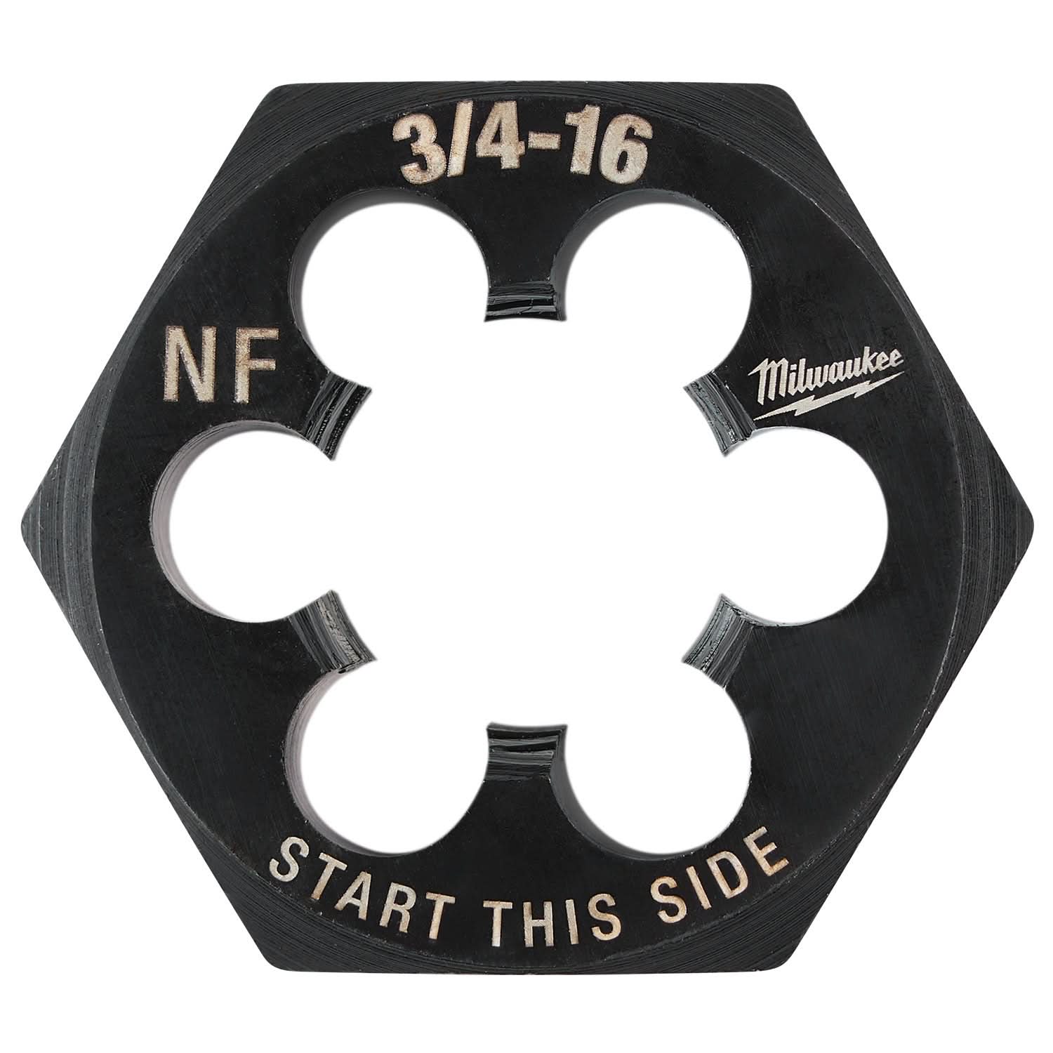 Milwaukee 49-57-5378 3/4"-16 NF 1-7/16" Hex Threading Die - Image 1