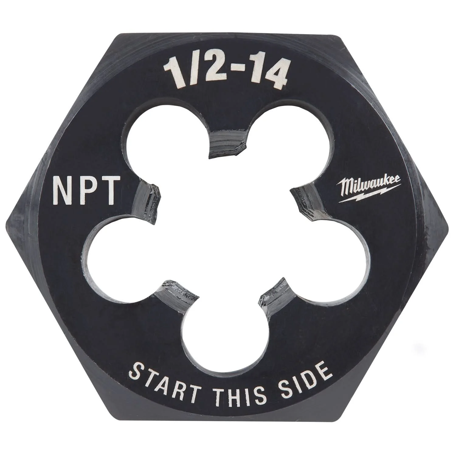 Milwaukee 49-57-5393 1/2″-14 NPT 2-1/6″ Hex Threading Die