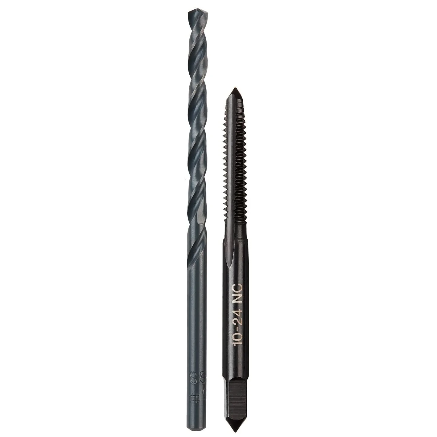 Milwaukee 49-57-5525 10-24 NC Straight Flute Plug Tap & #25 Drill Bit - Image 1