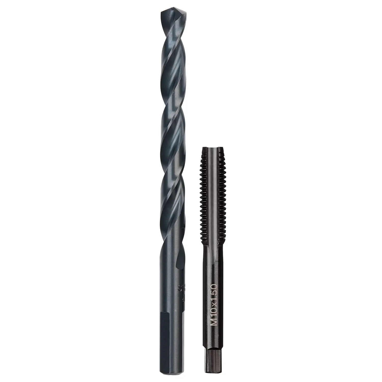 Milwaukee 49-57-5554 M10-1.50 mm Straight Flute Plug Tap & R Drill Bit - Image 1