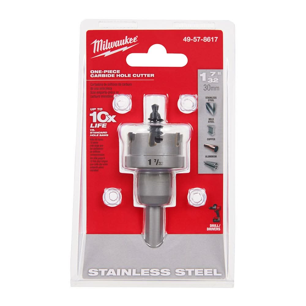 Milwaukee 49-57-8617 1-7/32-Inch One-piece Carbide Hole Cutter - Image 2