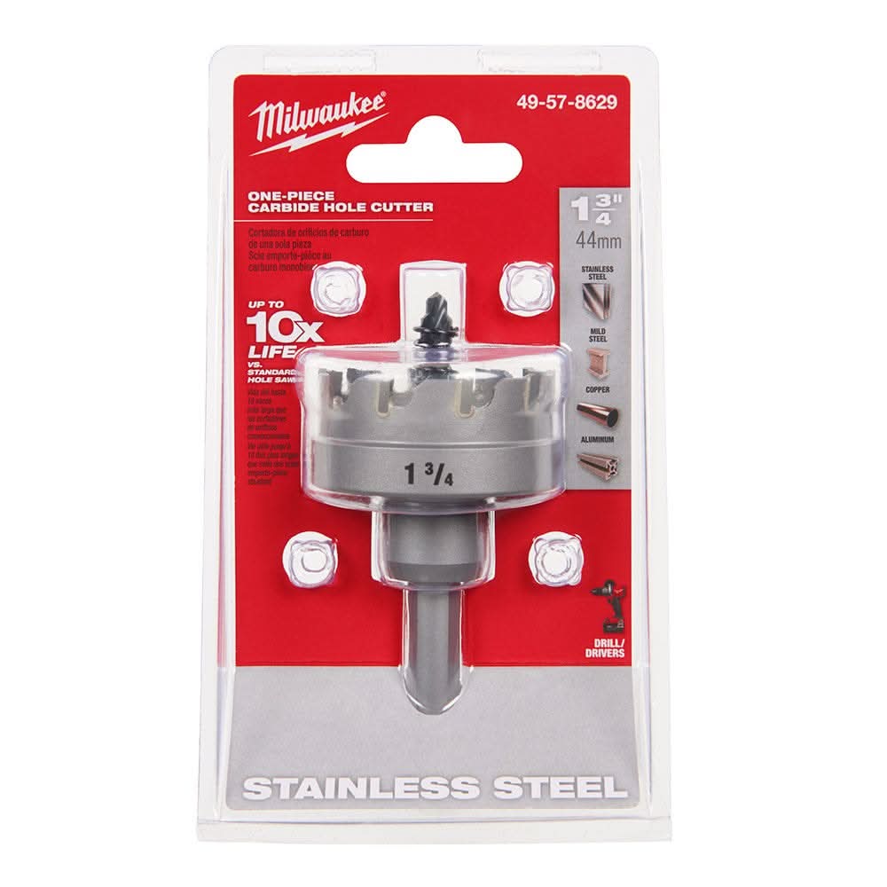 Milwaukee 49-57-8629 1-3/4-Inch One-piece Carbide Hole Cutter - Image 2