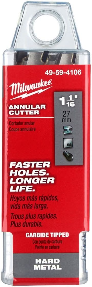 Milwaukee 49-59-4106 1-1/16-Inch TCT Annular Cutter 2-Inch Depth - Image 3