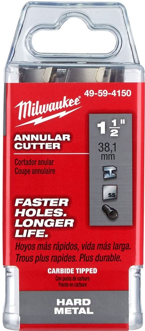 Milwaukee 49-59-4150 1-1/2-Inch TCT Annular Cutter 2-Inch Depth - Image 2