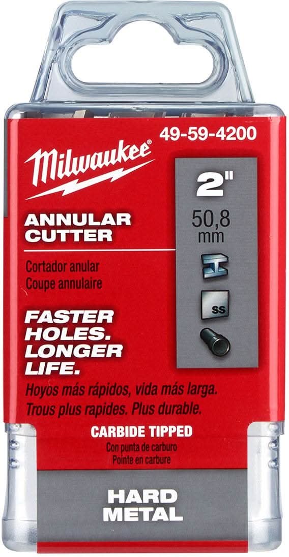 Milwaukee 49-59-4200 2-Inch TCT Annular Cutter 2-Inch Depth - Image 2